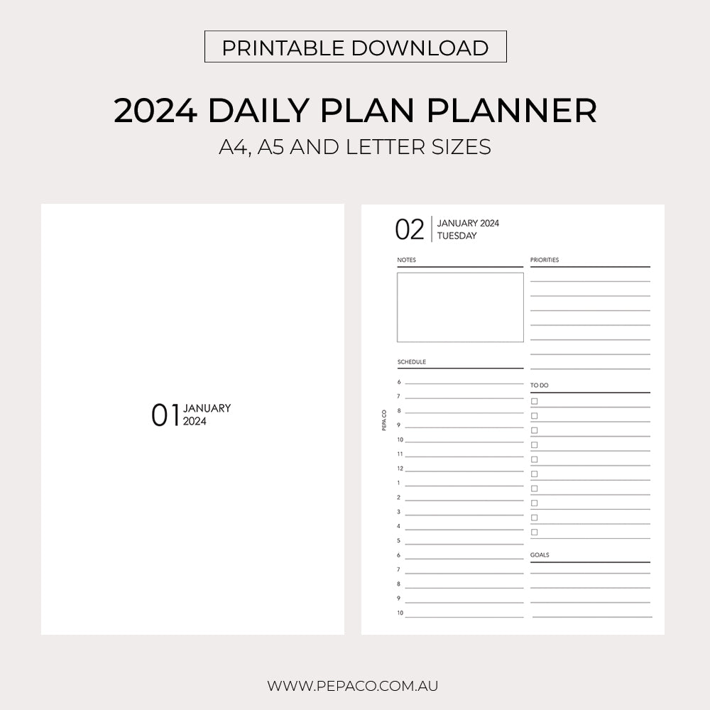 2024 daily planner