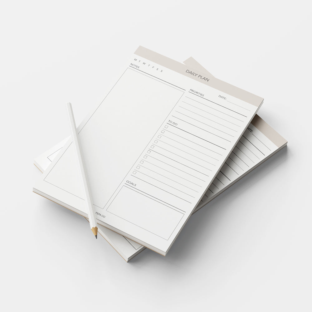 Daily Planner Notepad – Pepa Co
