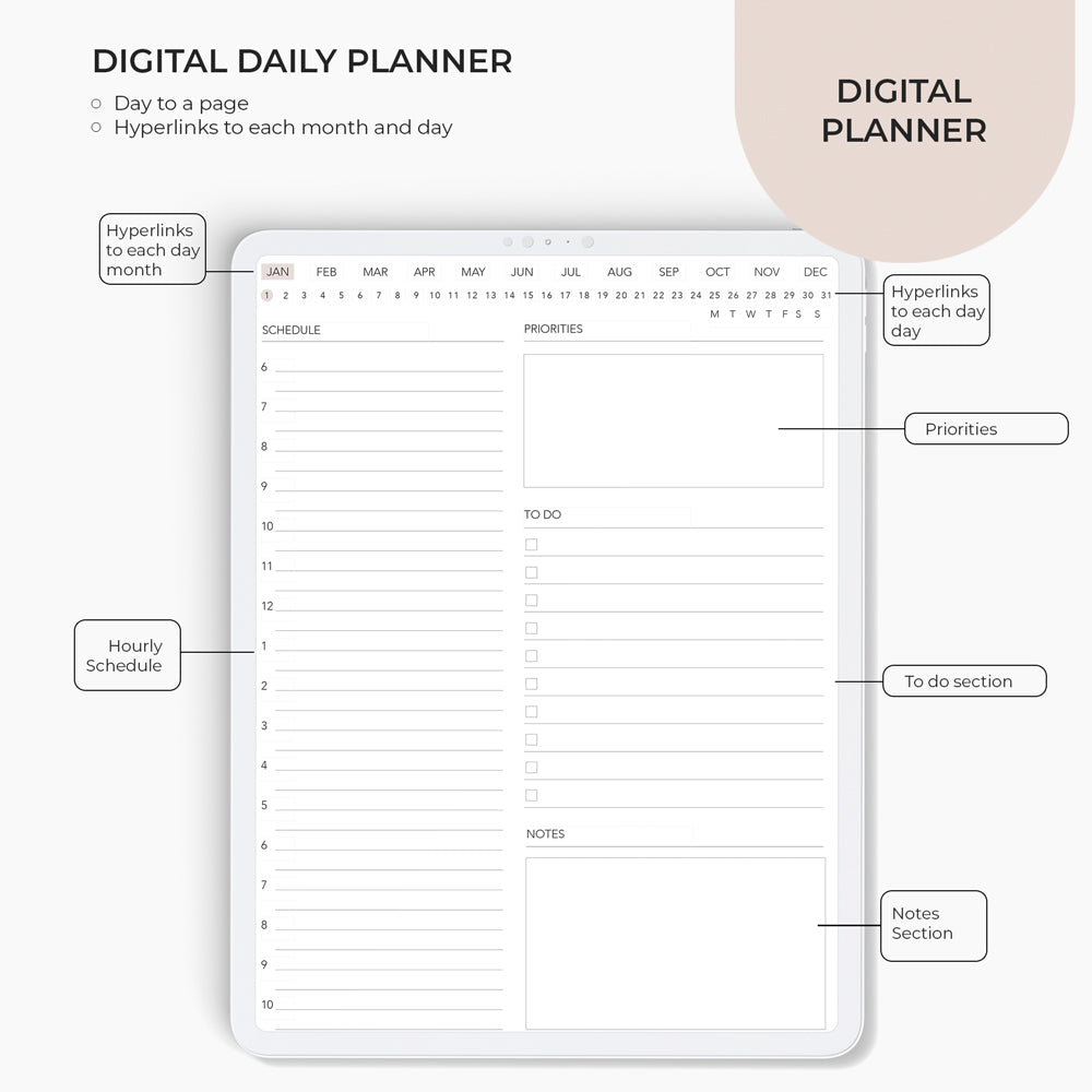 daily planner digital planner