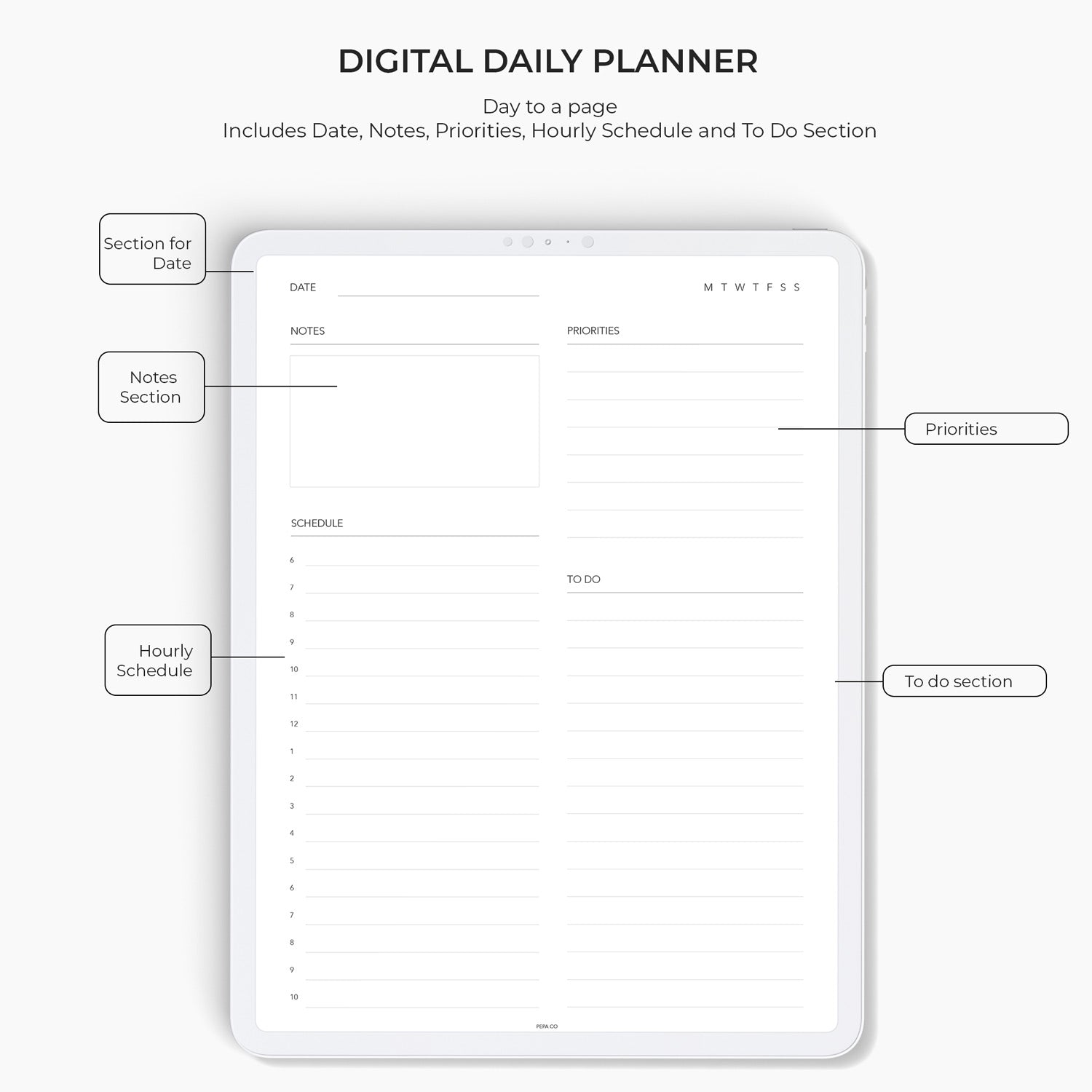 daily digital planner