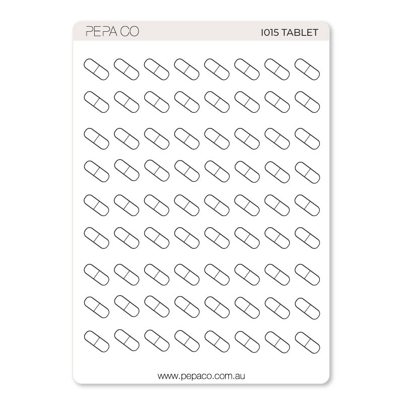 Health icon planner stickers